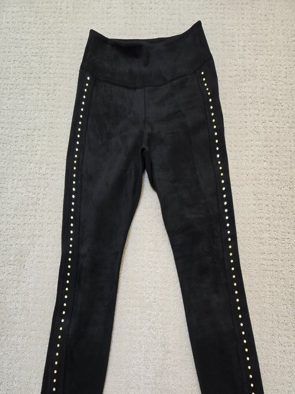 WHBM Black Stud-Trim Women's Leggings